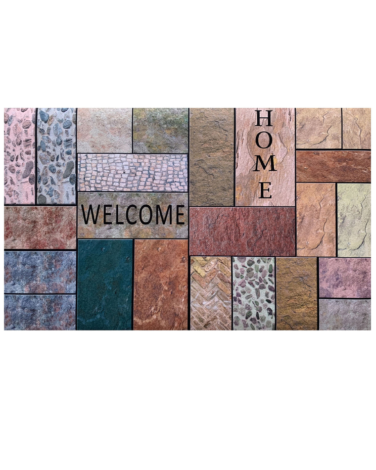 Welcome Outdoor Rubber Entrance Mat image number 1