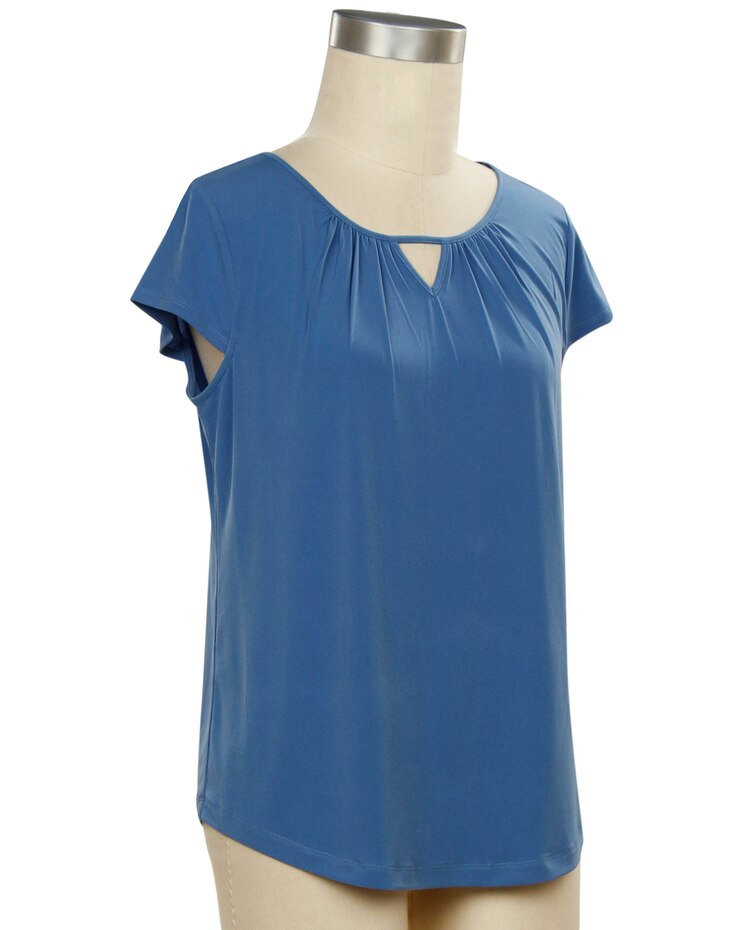 N Touch Cap Sleeve Colby Solid Top image number 1