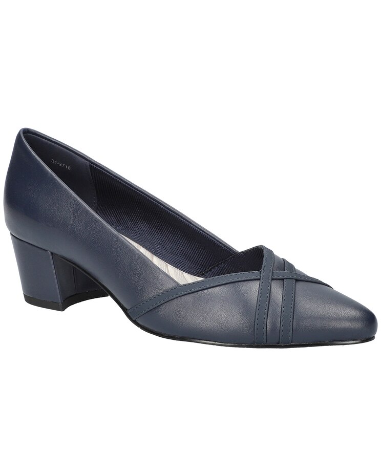Easy Street® Lotus Block Heel Pumps image number 1