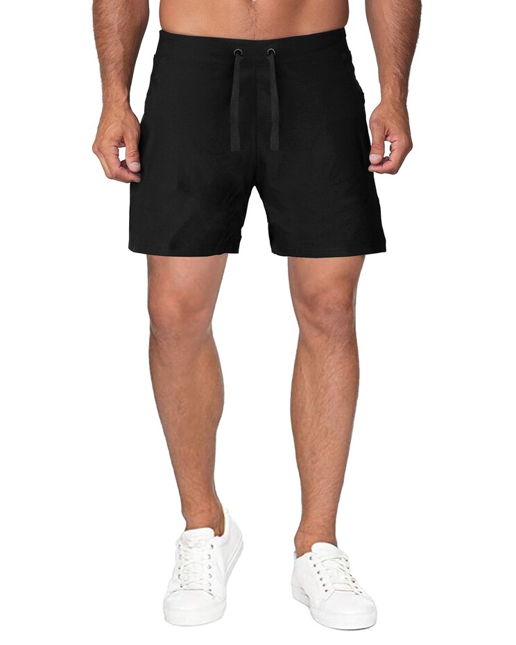 Men's Slim Fit 7" Performance Active Workout Training Shorts With Mesh Lining image number 1