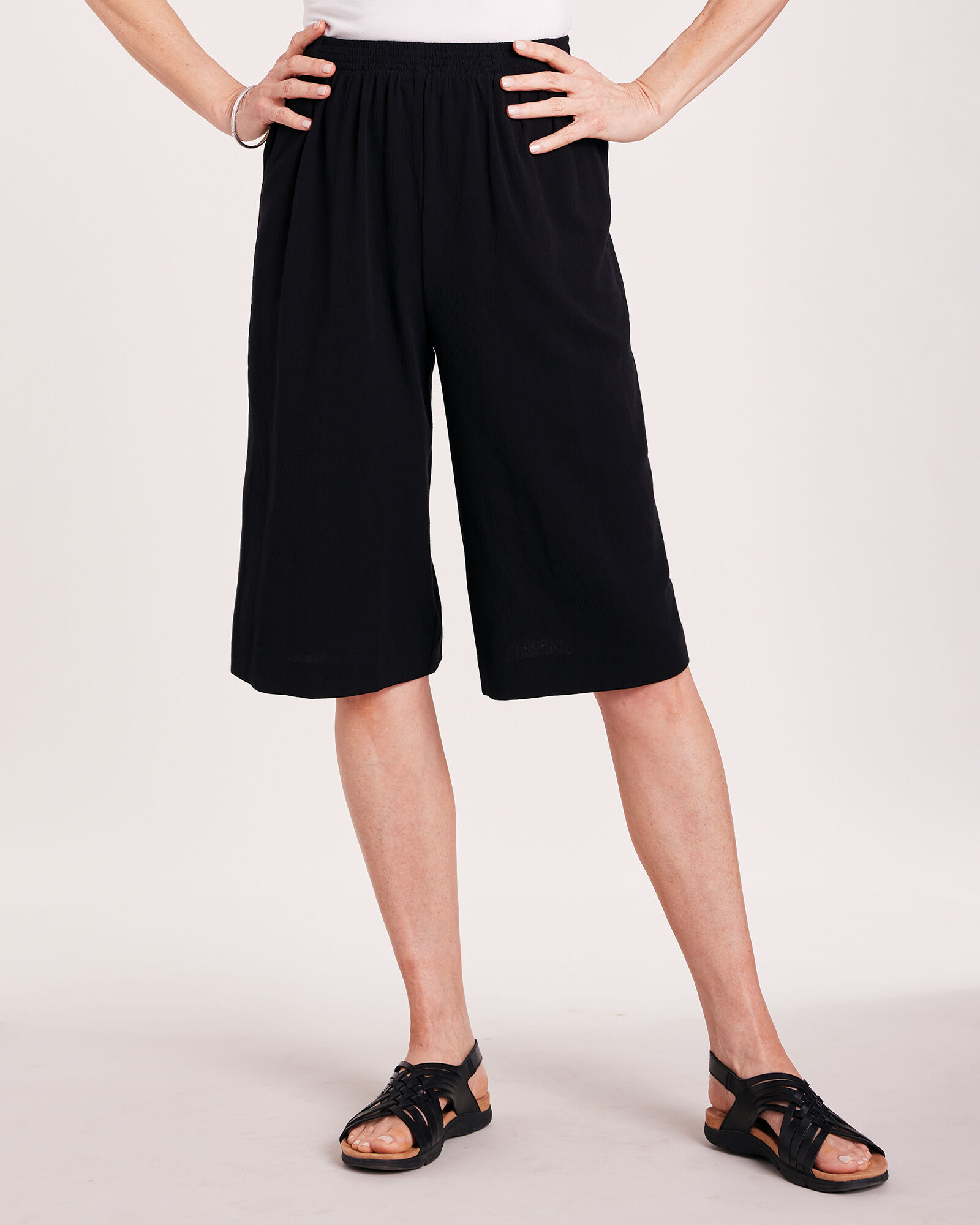 Crinkle Calcutta Cloth Split Skirt
