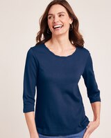 Braid Trim Knit Top thumbnail number 1
