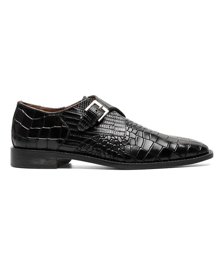 Stacy Adams Rapino Plain Toe Monk Strap Shoe image number 3