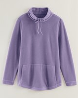Scandia Fleece Drawstring Mock Tunic thumbnail number 4