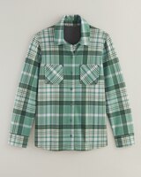 Knit Flannel Button Front Shirt thumbnail number 1
