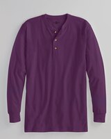 John Blair Everyday Jersey Knit Long-Sleeve Henley thumbnail number 1