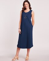 Essential Knit Take It Easy Dress with Pockets thumbnail number 1