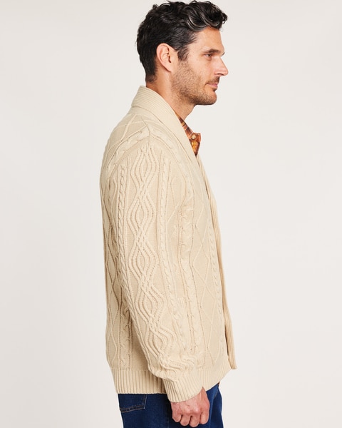 John Blair® Fisherman Shawl Collar Cardigan