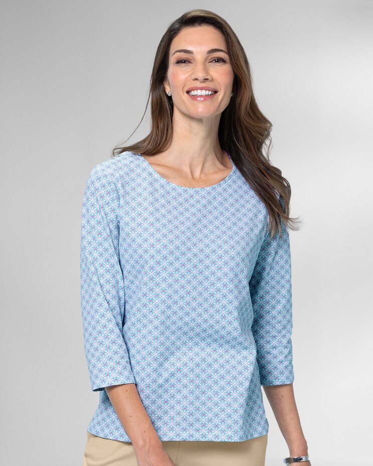 Prima™ Cotton Mosaic Tile Tee image number 1