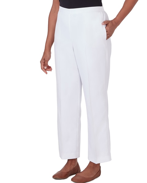 Alfred Dunner® Paradise Island Twill Average Length Pant