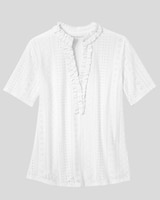 Stretch Eyelet Tee thumbnail number 4