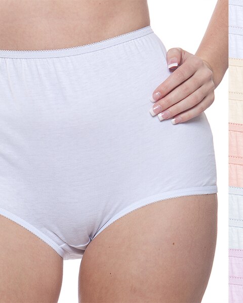 100% Cotton Full Coverage Panty, 10-Pack
