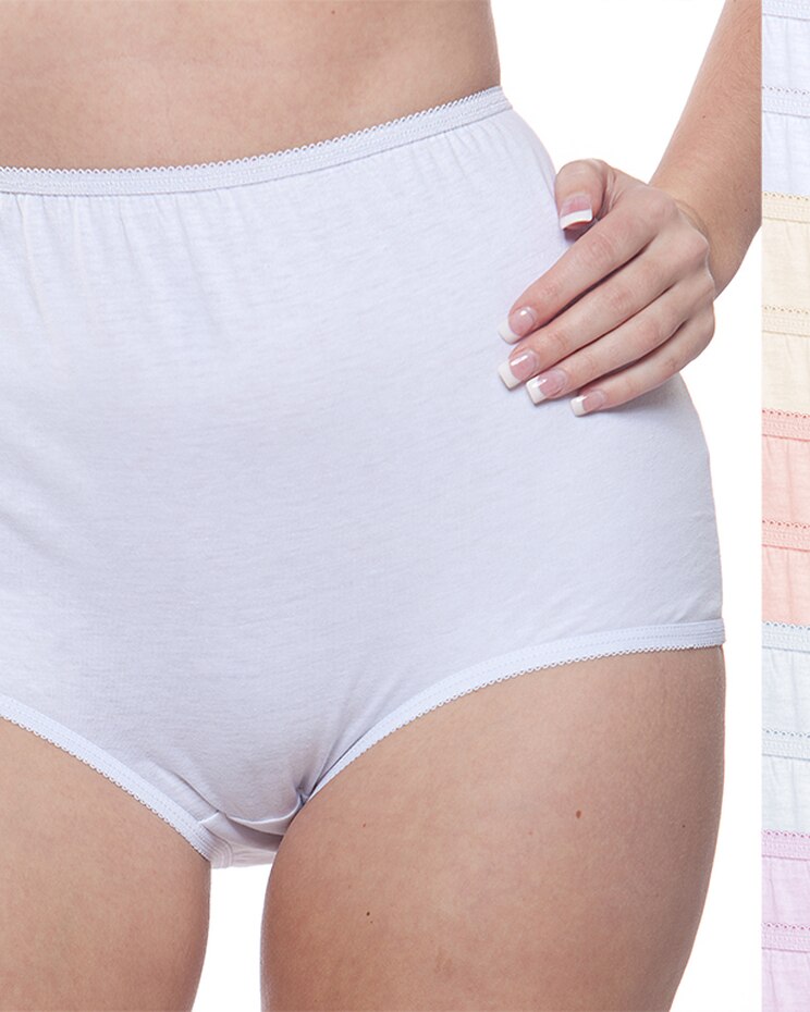 100% Cotton Full Coverage Panty, 10-Pack image number 1