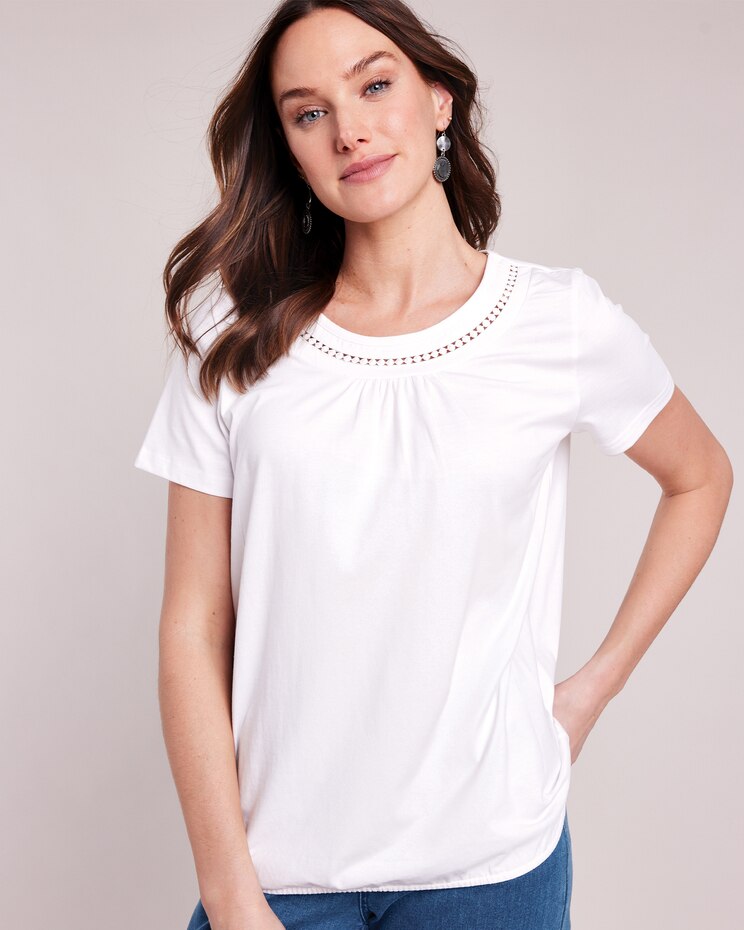 Crochet Trim Top image number 1