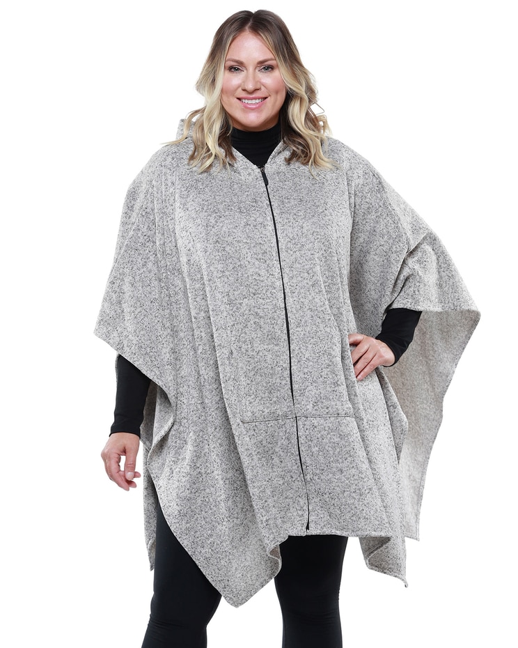 Hooded Fleece Wrap image number 1