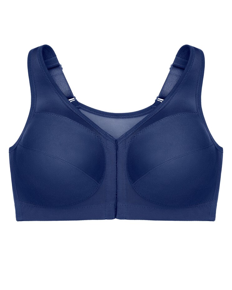 Glamorise Full Figure Plus Size MagicLift Front-Closure Posture Back Bra Wirefree image number 1