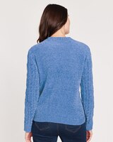 Chenille Cable Sweater thumbnail number 2
