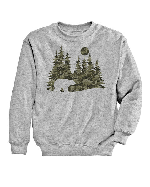 Pine Camo Graphic Sweatshirt