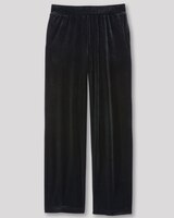 Stretch Velvet Pull-On Pants thumbnail number 2