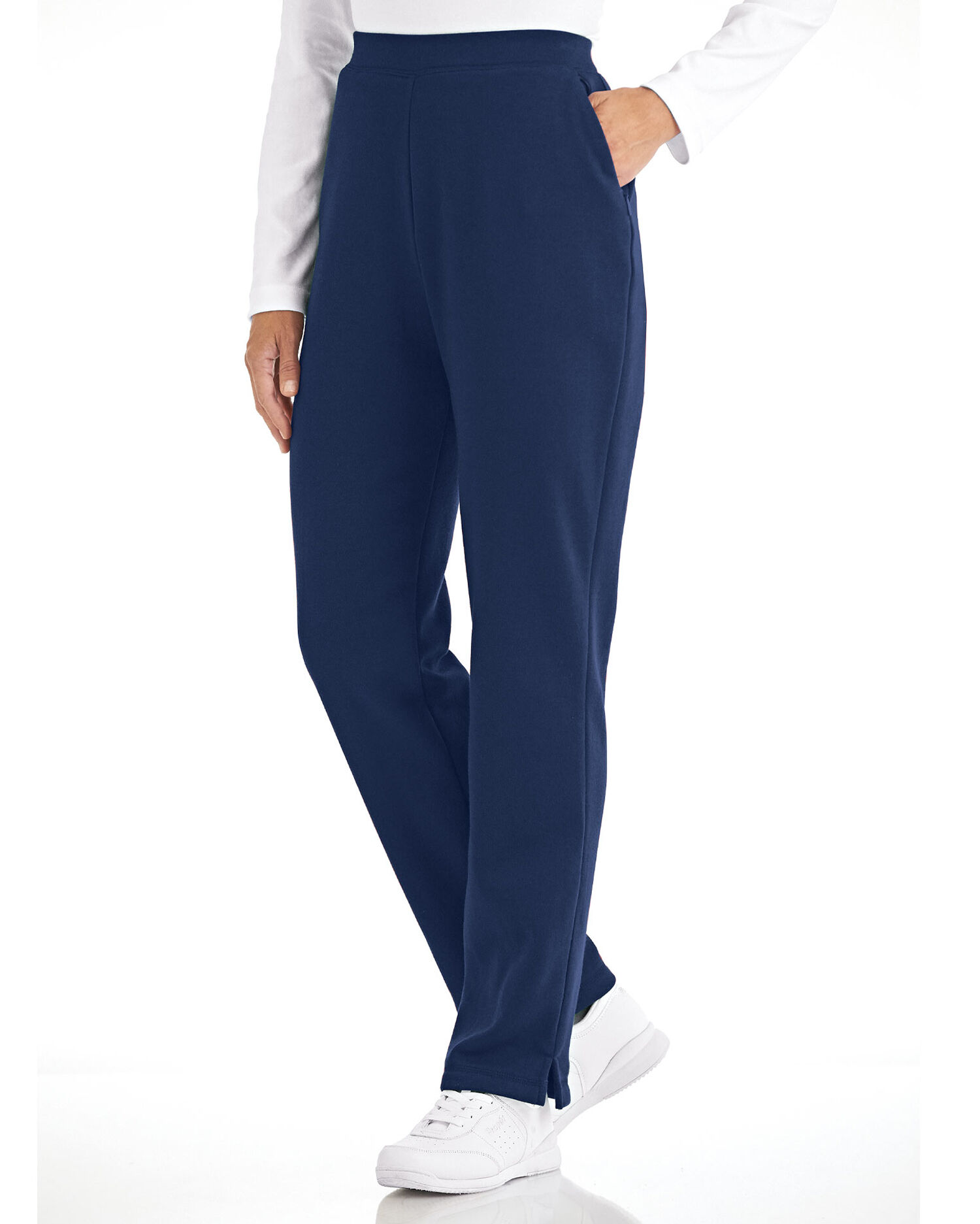 Better‑Than‑Basic Zip Pocket Fleece Pants | Blair
