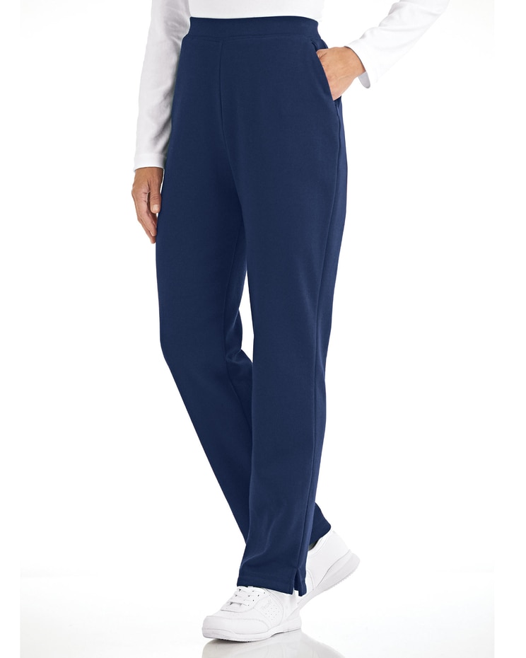 Better‑Than‑Basic Zip Pocket Fleece Pants image number 1