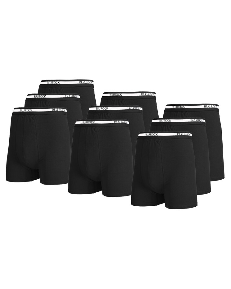 9-Pack Men's Stretch Cotton Boxer Briefs image number 1