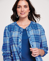 Super-Soft Plaid Flannel Tunic thumbnail number 2