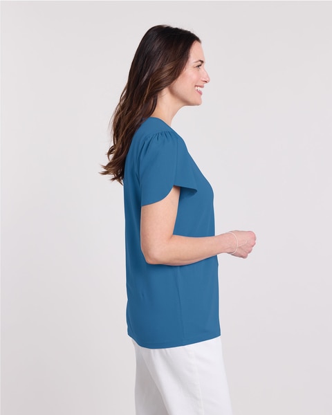 Tulip Sleeve Knit Top