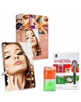 Pursonic Touchscreen LED Vanity Mirror and Luxurious Gel & Mud Face Mask Set thumbnail number 1