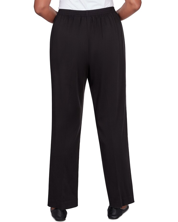 Alfred Dunner® Opposites Attract Short Length Sateen Bottom image number 2