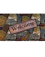Welcome Outdoor Rubber Entrance Mat thumbnail number 1