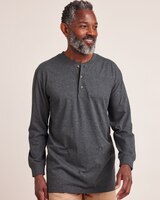 John Blair Everyday Jersey Knit Long-Sleeve Henley thumbnail number 1