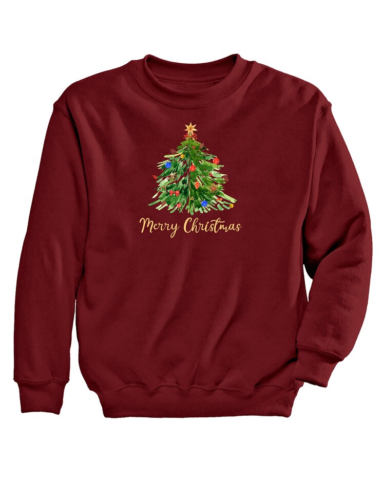Christmas Tree Graphic Sweatshirt image number 1