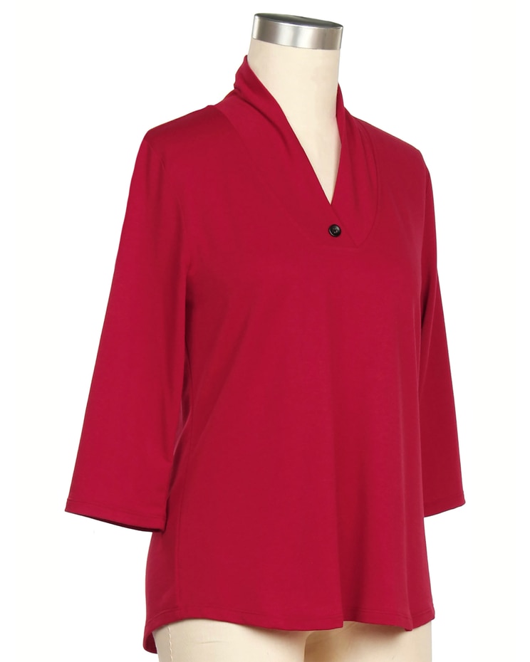 Southern Lady 3/4 Sleeve Mikayla Top image number 1