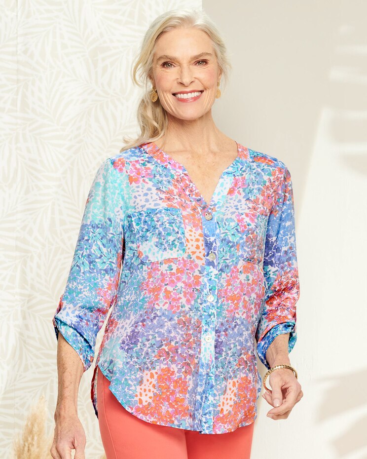 Floral Meadow Print Shirt image number 1