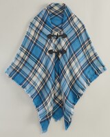 Plaid Poncho thumbnail number 1