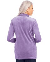 Velour Button Front Tunic thumbnail number 2