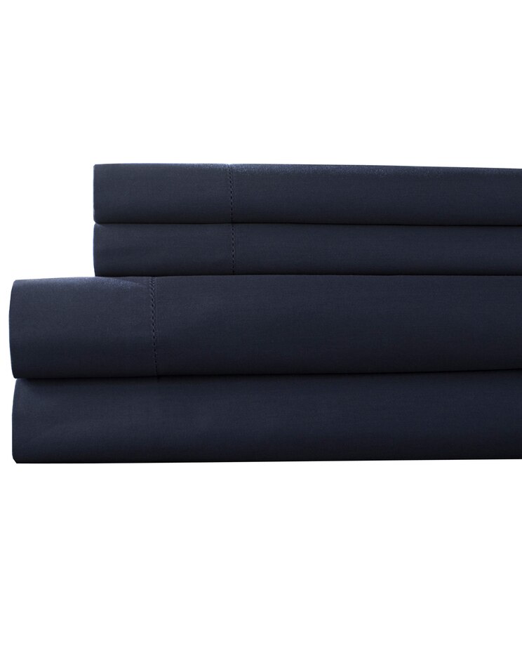 400 Thread Count Hemstitch Cotton 4PC Sheet Set image number 1
