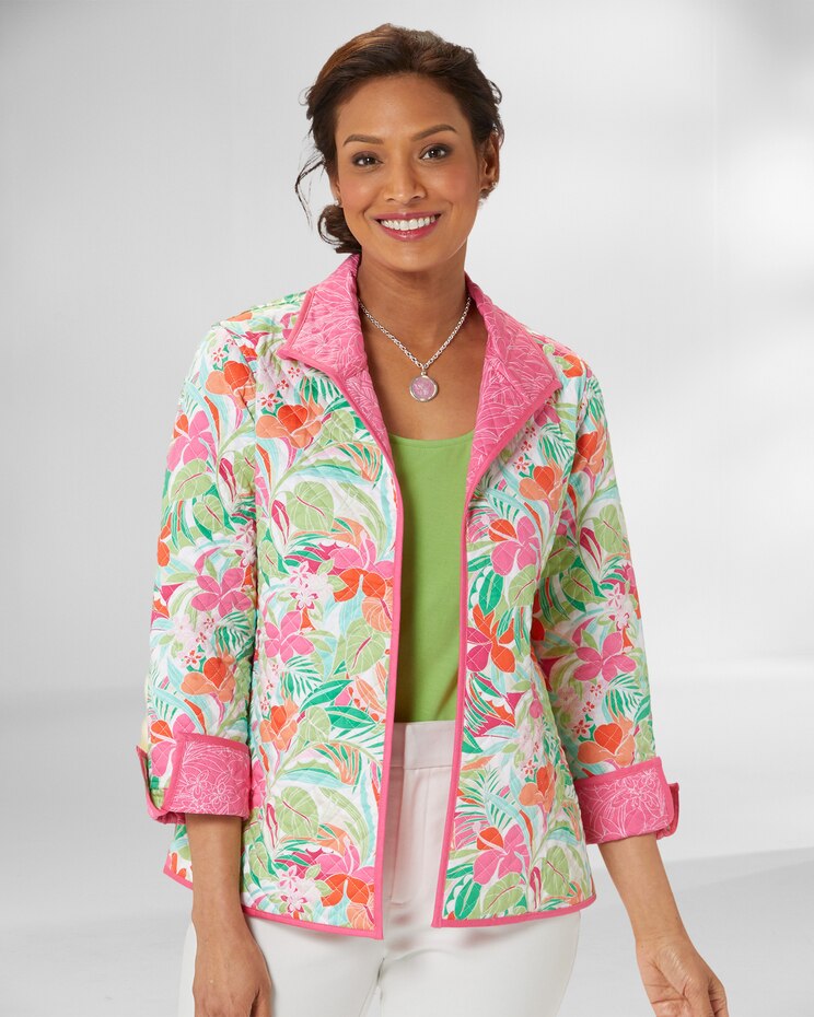 Limited-Edition Island Time Reversible Quilted Jacket image number 1
