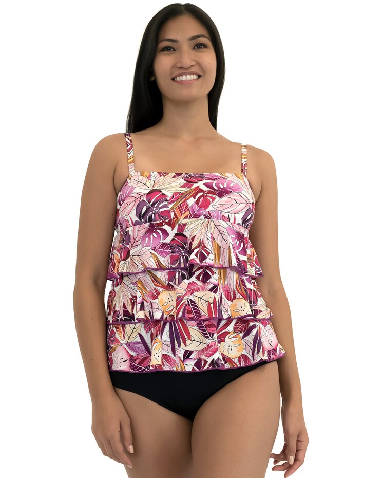 Fit 4 Ur Tummy Kapalua MASTECTOMY 3 Tier Bandeau Top image number 1