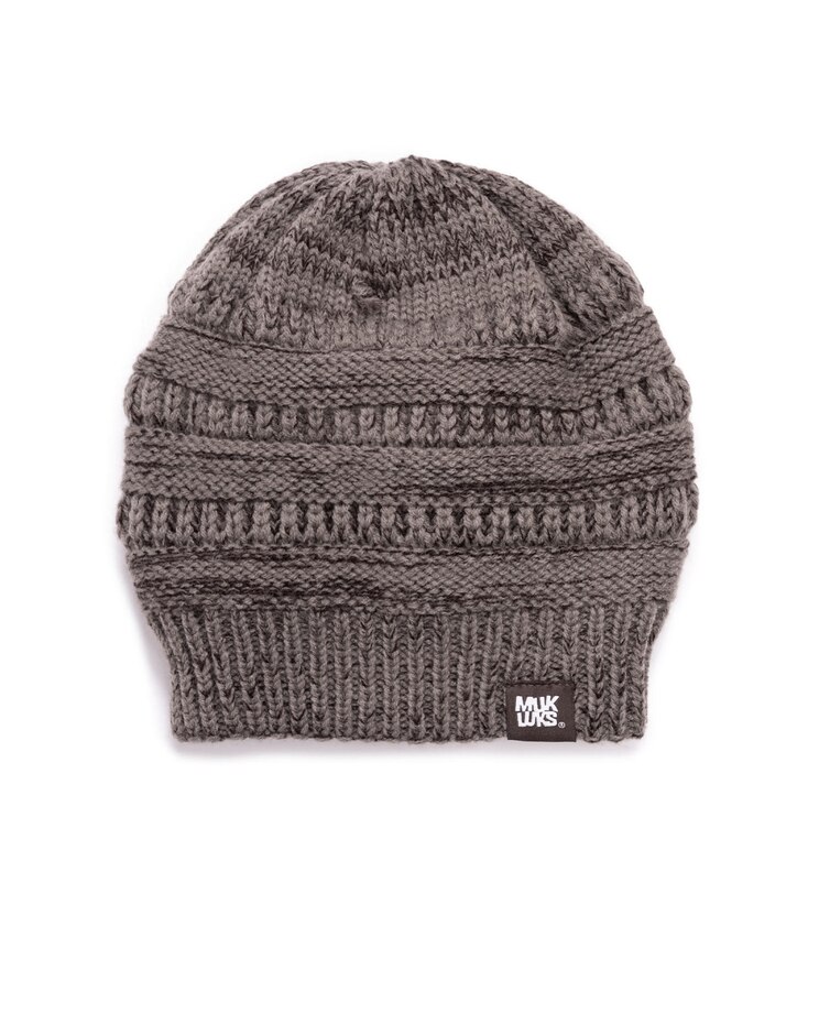 MUK LUKS® Mixed Stitch Beanie Cap image number 1
