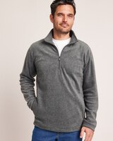 John Blair® Fleece Half Zip Pullover thumbnail number 1