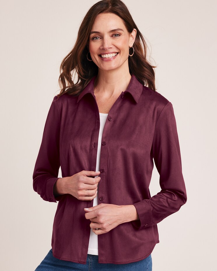 Micro Suede Big Shirt image number 1