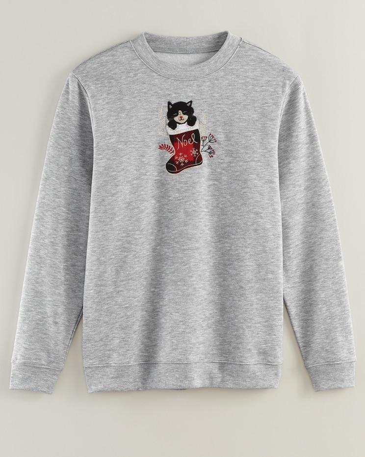 Better-Than-Basic Embroidered Sweatshirt image number 1