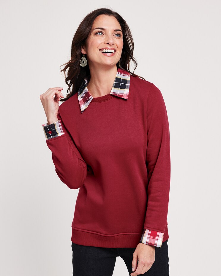 Layered Look Sweatshirt image number 1