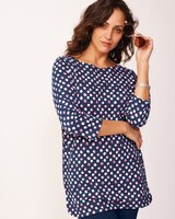 Side Inset Boat Neck Sweatshirt thumbnail number 2