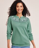 Printed Yoke Sweatshirt thumbnail number 6