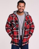 Haband Tailgater™ Sherpa Lined Men's Flannel Jacket thumbnail number 1