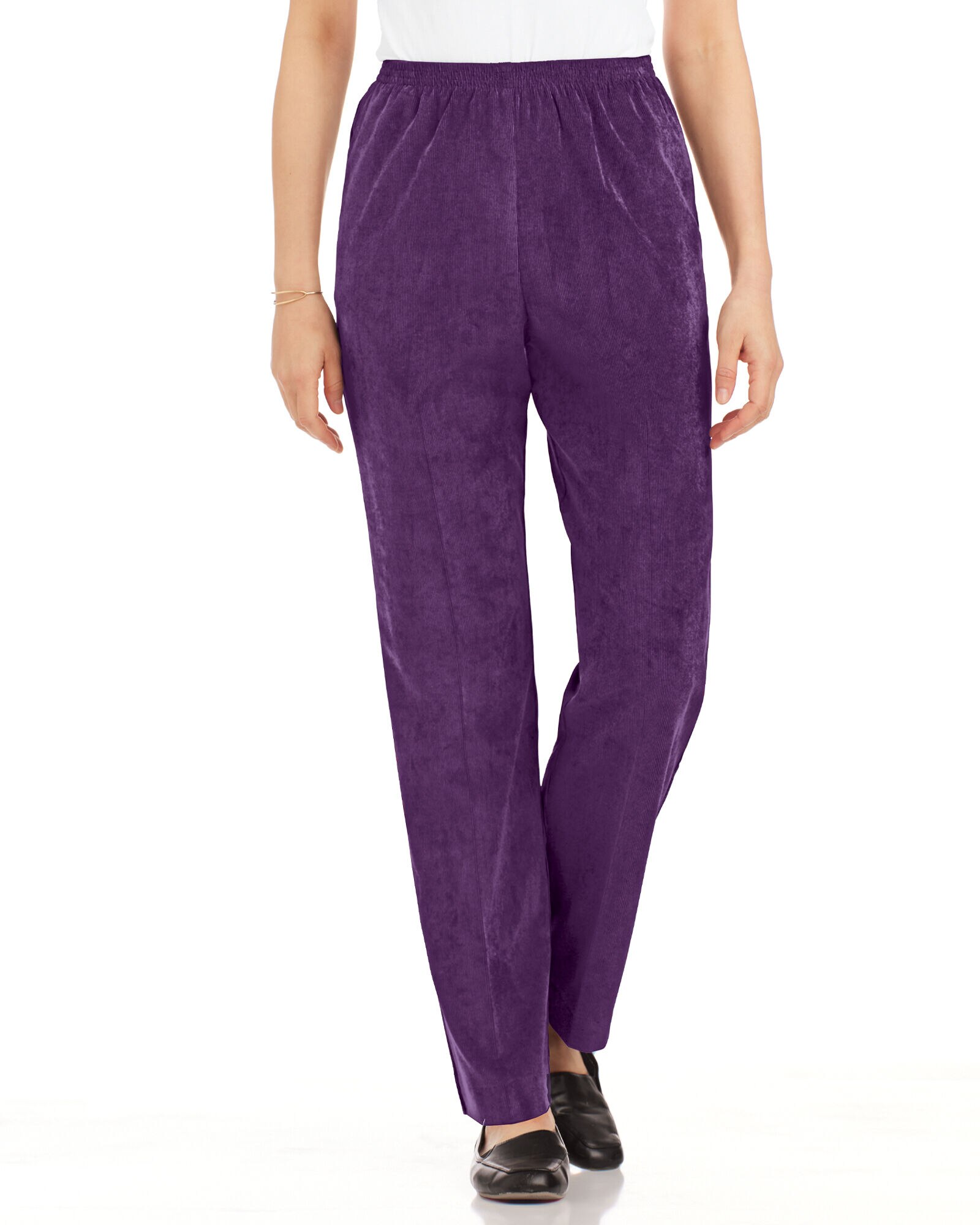 Alfred dunner purple pants on sale