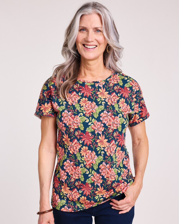 Essential Knit Dolman Sleeve Top image number 1